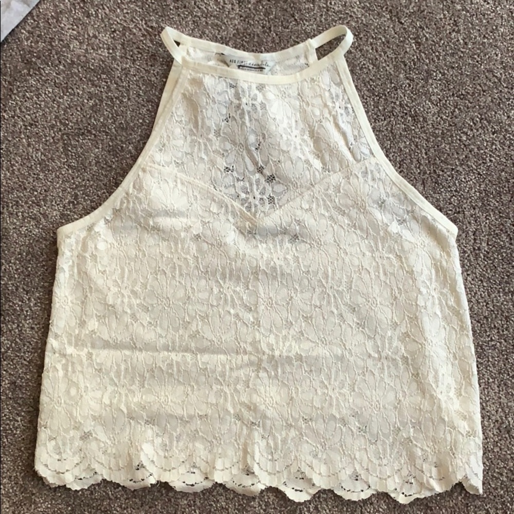 AE lace cropped tank